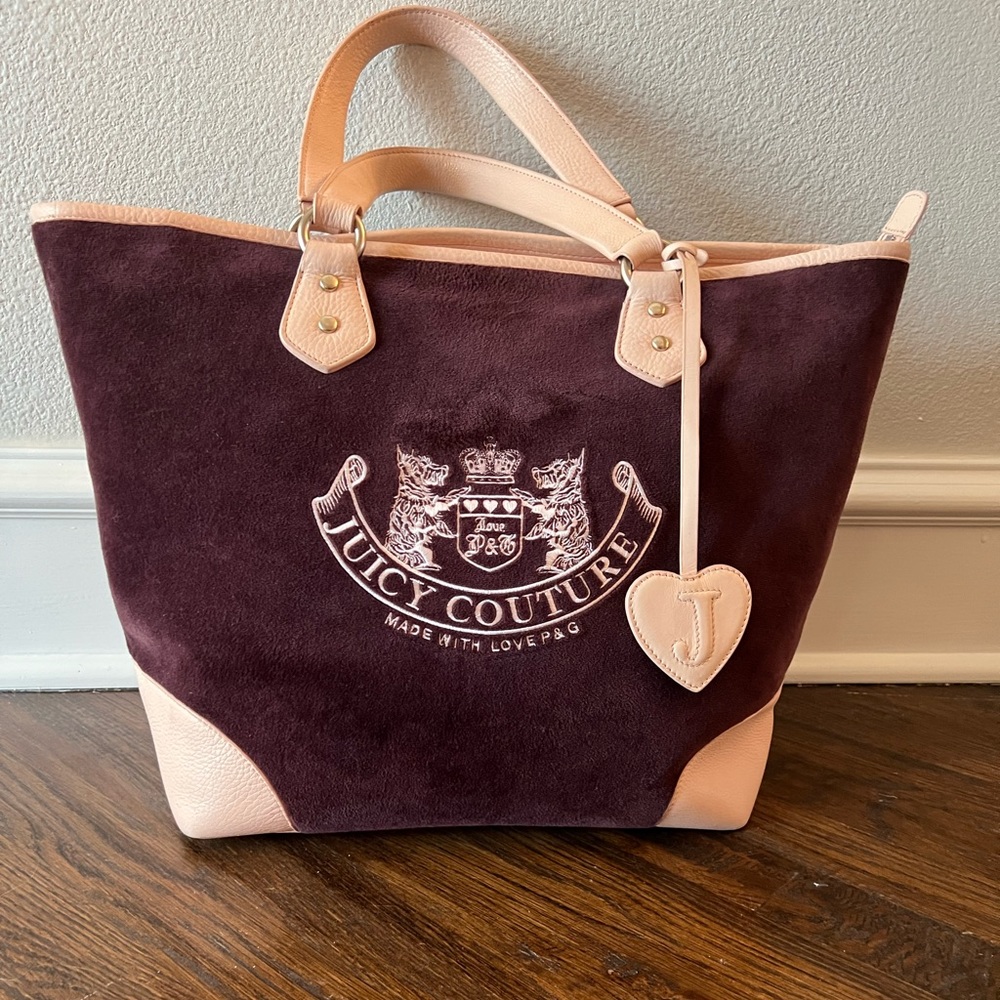 JUICY COUTURE LARGE TOTE BAG. Gorgeous, vintage, very good condition!!